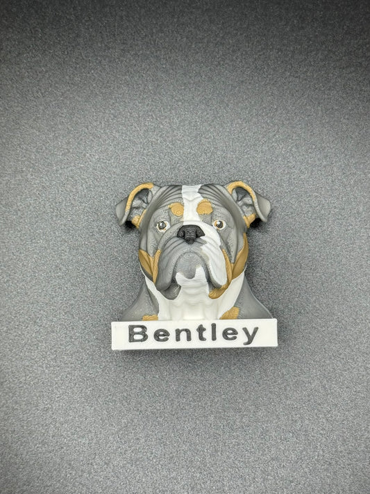 Custom 3D Printed Animal Keychain – Personalized Name Gift