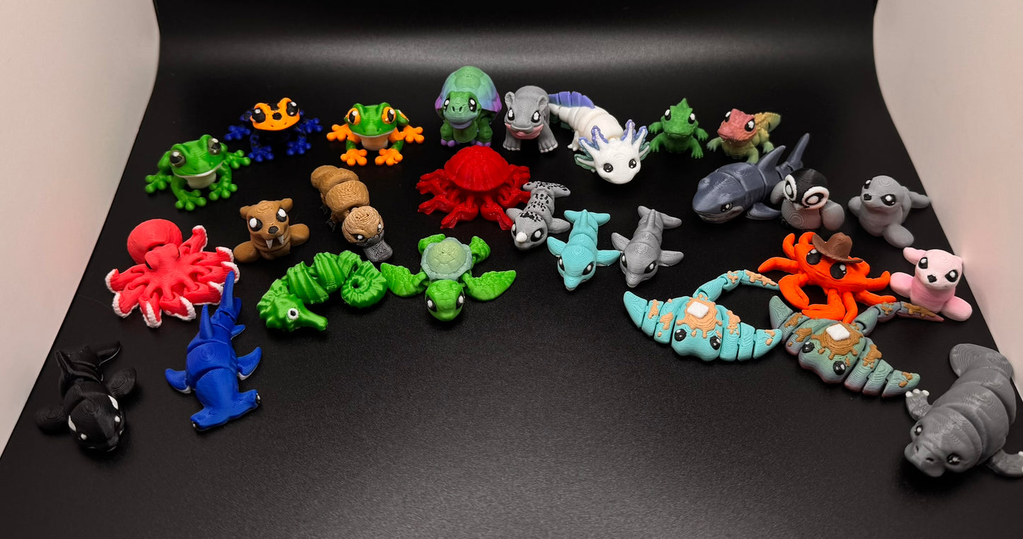 Aquatic Mini Animal Toys